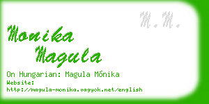 monika magula business card